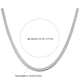 thumbnail image 5 of Collar de acero inoxidable de moda para hombre y mujer, collar de cadena plana para mujer, ancho 5 mm, 5 of 6