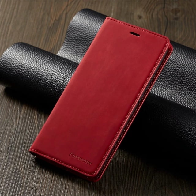 Funda de cuero para Xiaomi Poco X4 X3 NFC M4 M3 F3 10T Pro, funda con tapa tipo billetera, Redmi Note 11 11S 10S 10 9 9s 9A 9C 8 7 12T 11T Thin Tan Jianjun unisex