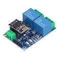 thumbnail image 3 of Módulo De Relé WiFi Dual, 5V Plástico 8-Bit MCU Chip ESP8266 Módulos De Relés Para La Empresa Para El Personal Para El Hogar ANGGREK HF1013, 3 of 8