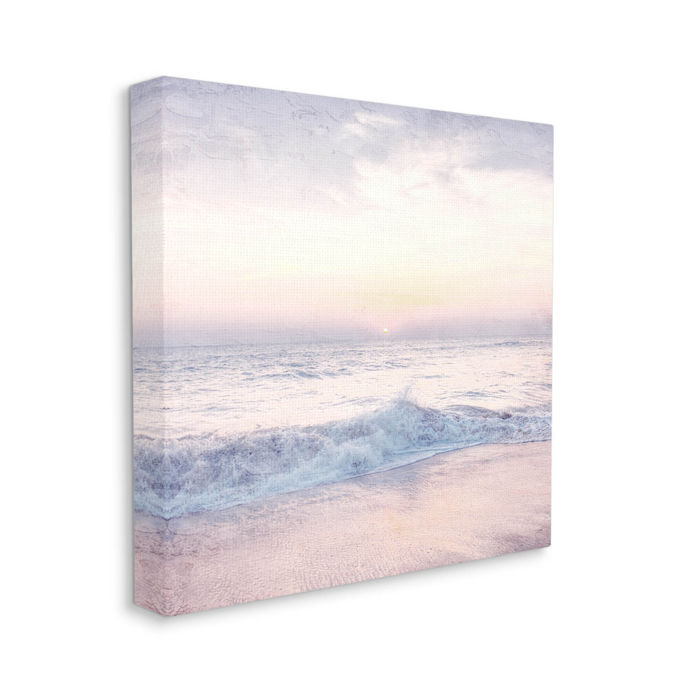 Stupell Industries Crashing Beach Waves Morning Sunrise Photograph Gallery Wrapped Canvas Print Wall Art, Design by Ann Bailey