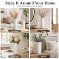 thumbnail image 5 of Big Size Plastic Vase 16 Inch - Modern Tall Flower Vase for Home, Living Room, Office Desk, Bedroom Decor, Lightweight & Shatterproof, 5 of 10