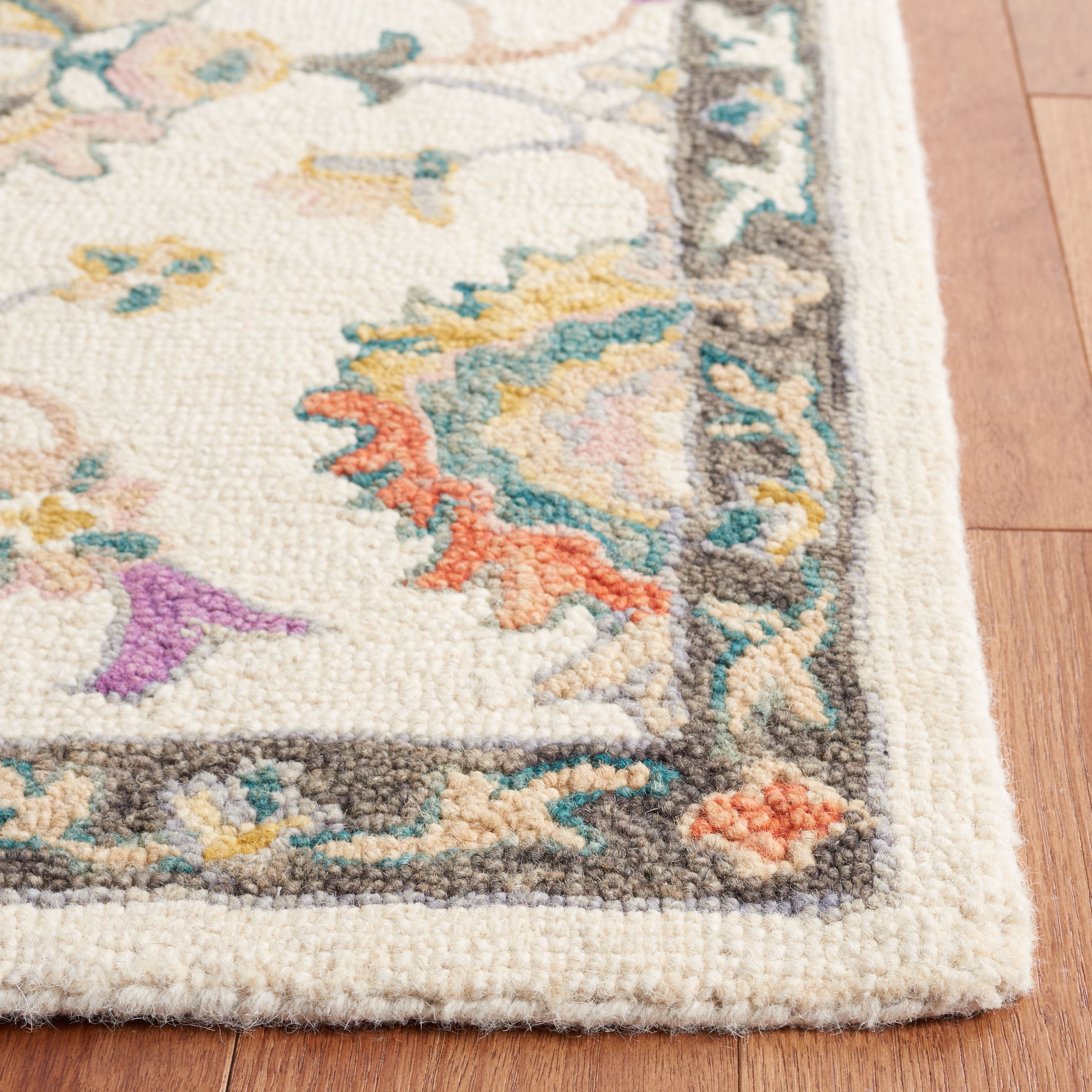 SAFAVIEH Blossom Angel Floral Area Rug, Beige/Lavander, 8' x 10'