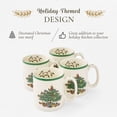 thumbnail image 3 of Juego de tazas Spode Christmas Tree 4 Holiday, 270 ml, gres, 3 of 9