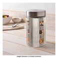thumbnail image 4 of Cannister Mainstays Vidrio Calizo Cubierta de Acero Inoxidable 1 Litro Ventanillas Cuadradas, 4 of 4