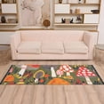thumbnail image 2 of Yayeee Runner Rug for Bedroom 2'x6' Machine Washable Hallway Non Slip Mat, Vibrant Mushroom, 2 of 8