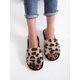thumbnail image 1 of Women Single Band Bedroom Slippers Knit Fashion Home Slippers White, 1 of 4
