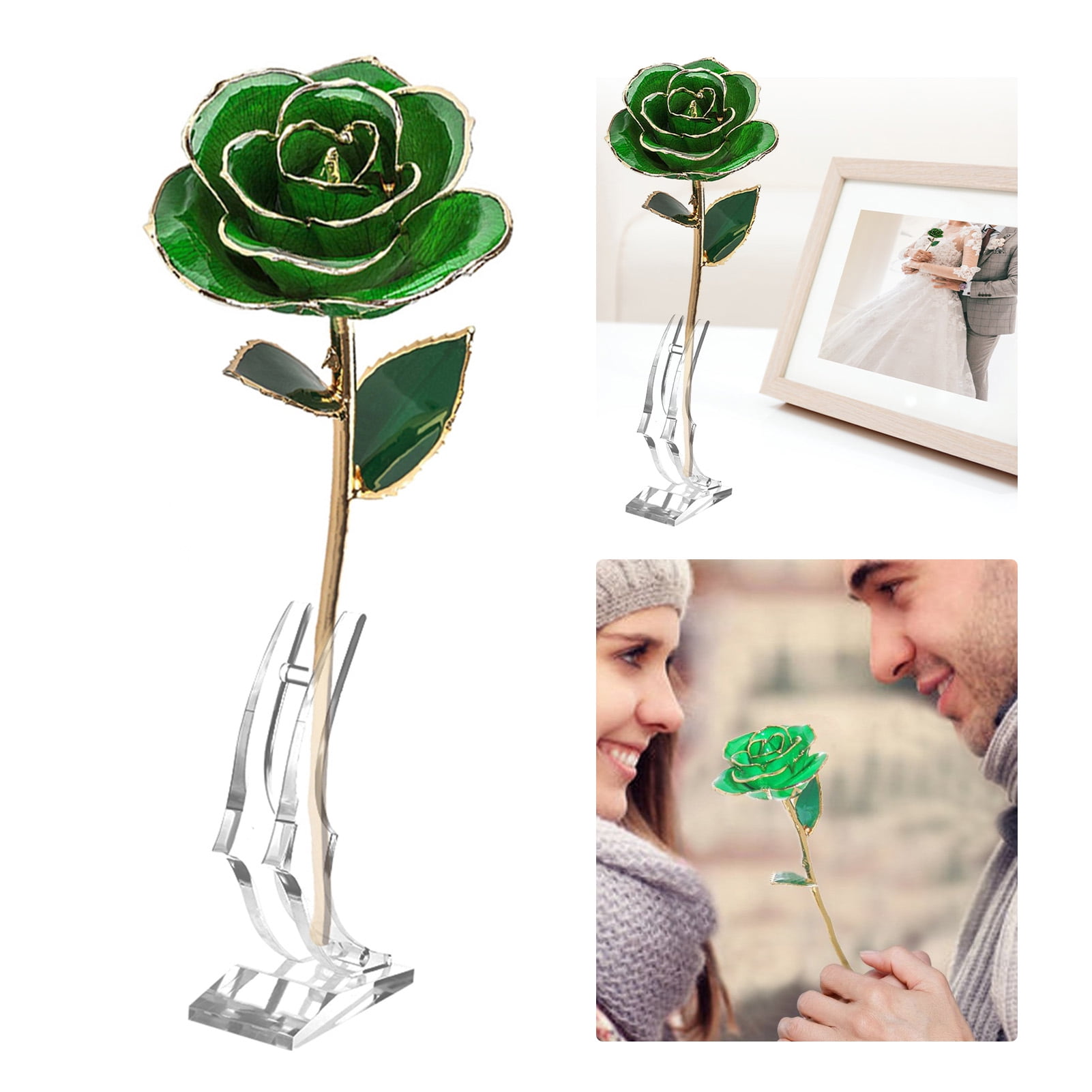 Real Green Rose