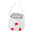 thumbnail image 3 of Comedero para colibríes transparente, colgante, decorativo, portátil, para agua y comida, para patio y jardín, 475 ml, 3 of 14