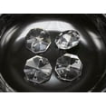 thumbnail image 5 of EOEMY Clear Crystal Octagon Bead Connector 2 Hole Prisms Chandelier Chain Part -12mm 50Pcs, 5 of 7