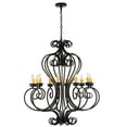thumbnail image 2 of Meyda Tiffany 160807 Fernando 10 Light 42" Wide Taper Candle Style Chandelier, 2 of 5