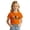 Orange, variant on Weebloom Kids Halloween Shirts For Boys Girls Cute Graphic Funny Short Sleeve Spooky Season Tees Toddler Clothes,Size 1-13 Y