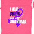 thumbnail image 4 of Inktastic I Wear Purple for My Grandma Pancreatic Cancer Awareness Boys or Girls Baby Bodysuit, 4 of 5