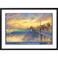 thumbnail image 2 of Art.com Huntington Beach Art Print by Kerne Erickson, Black Frame Wall Art, 29" x 21", 2 of 5
