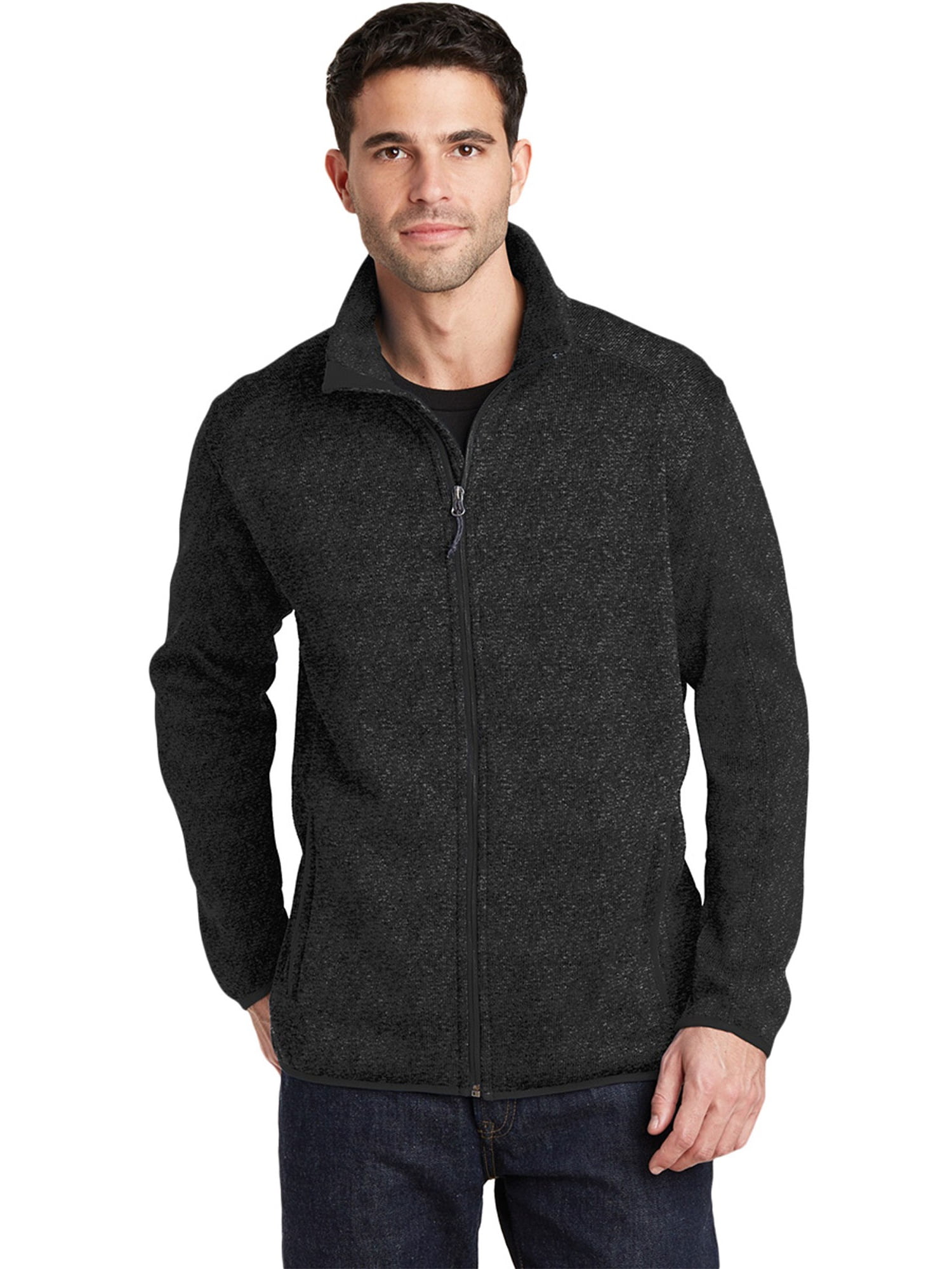 Port Authority Port Authority Sweater Fleece Jacket. F232 Walmart
