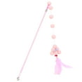 thumbnail image 1 of Juguete Interactivo Teaser de Plumas para Gatos Sunnimix Juguetes para Gatos Rosa Claro, 1 of 8