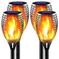thumbnail image 1 of Awethone Solar Tiki Torches with Flickering Flame, Large Size Ultra-Bright Outdoor Torch Light with Auto On/Off, IP65 Waterproof Landscape Lighting Decor for G, 1 of 8