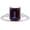 Alexandrite, variant on 1 Carat Emerald LAB GROWN Emerald and LAB GROWN Diamond Engagement Ring (0.5ct Center, AAAA Heirloom Quality) RISV04W3AM 14K White Gold
