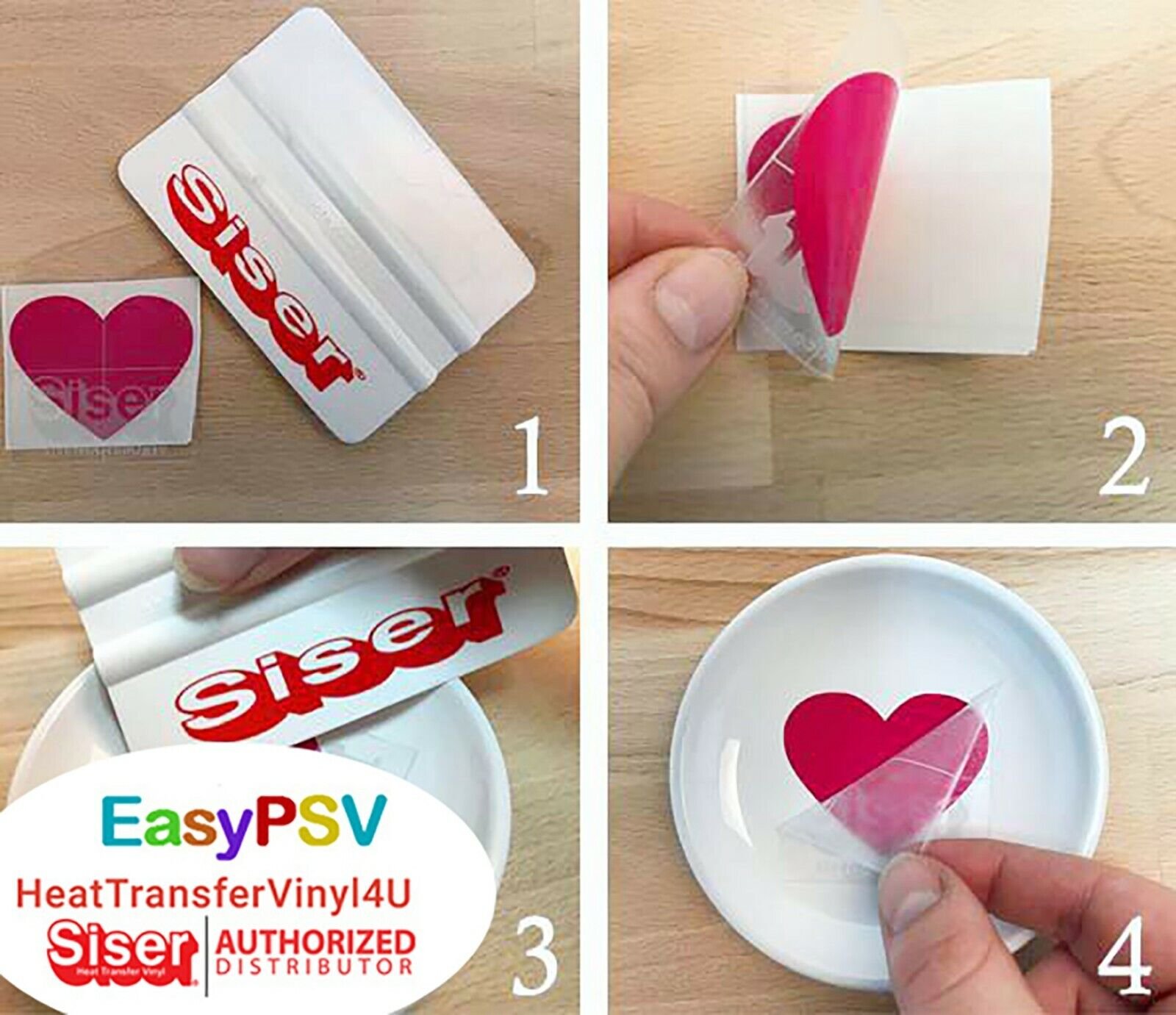 EasyPSV Application Tape for Sign/Craft Vinyl 12" Roll Transfer Tape