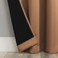 thumbnail image 5 of Sun Zero Graham 2-pack Magnetic Closure 100% Blackout Grommet Curtain Panel Pair, 40"W x 95"L, Dusty Terracotta, 5 of 8