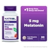 Natrol® Sleep Melatonin Fast Dissolve Tablets, Nighttime Sleep Aid, Strawberry Flavor, 5mg, 90 Count