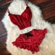 thumbnail image 1 of Pijama de terciopelo con cuello en V para mujer, camisola Sexy, conjunto de pantalones cortos con lazo, ropa interior para el hogar, Tops y pantalones cortos, 1 of 4