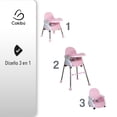 thumbnail image 4 of SILLA DE BEBÉ PARA COMER 3 EN 1 COLOR ROSA COKIBÚ SBEBE-1RS, 4 of 6