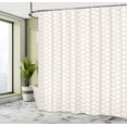 thumbnail image 4 of Ambesonne Art Deco Shower Curtain, Little Triangles Art, 69"Wx84"L, Dark Sand Brown White, 4 of 4