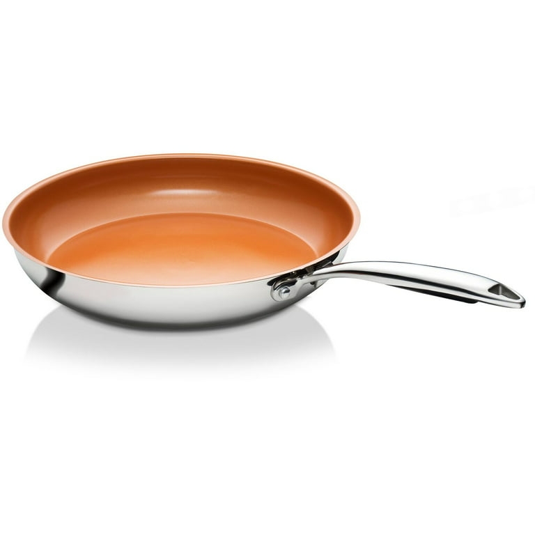 Copper Chef Titan Pan, Try Ply Stainless Steel Non-Stick Frying