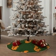 thumbnail image 4 of Lukts Bold Squirrel Silhouettes Print Color Life Christmas Tree Skirt, Winter Holiday Tree Mat Decoration ,Can be Used as A Shawl-36", 4 of 6