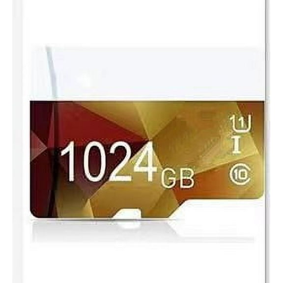 1TB Micro SD Flash Memory Card Class 10 For Phones,Camera and PC Black/RED