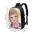 thumbnail image 3 of Himiko My Hero Academia Laptop Backpack Daypack School Student Bookbag Satchel Rucksack Shoulders Travel Bag With USB Headphone Charging Port, 3 of 8