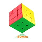 Dayan 50mm ZhanChi 3x3 6 color Stickerless Speed Cube Small