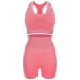 thumbnail image 1 of 1 set Yoga Clothes Workout Outfits Yoga Outfits Two Piece Workout Sets For Women Exercise, 1 of 3