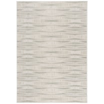 SAFAVIEH Prestige Georgiana Geometric Area Rug, Ivory/Light Green, 5'3" x 7'6"
