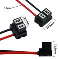 thumbnail image 2 of H7 Car Bulb Headlight Socket H7 Car Headlight Socket Ceramic Socket Bulb Connector H7 Female Adapter for H7 Bulb Px26d Angled Angled L&P B557-1, 2 of 2