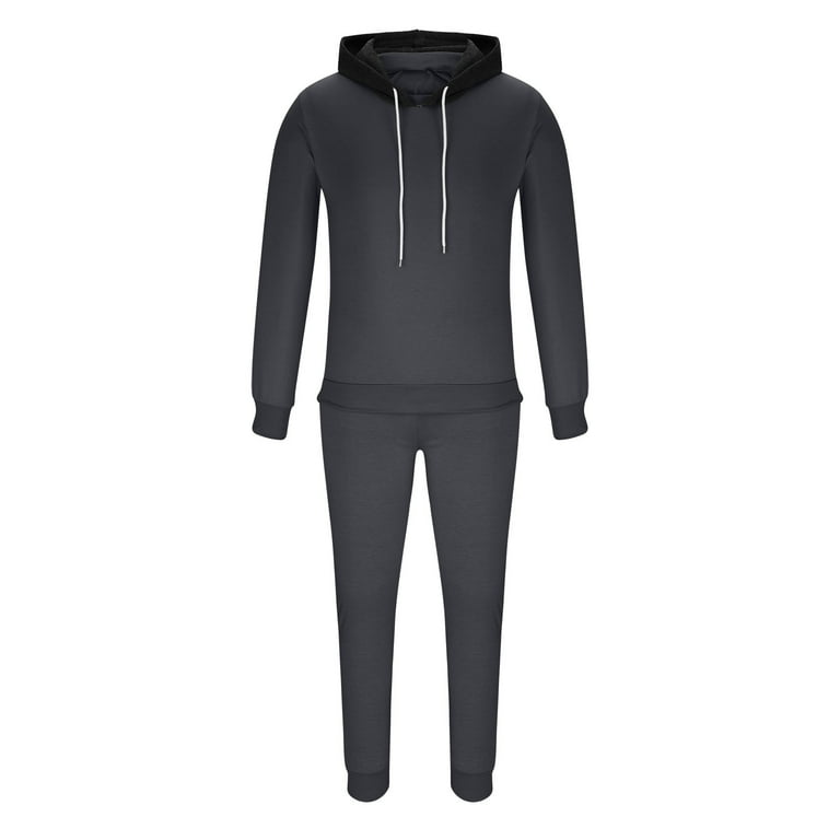 Elegant Solid Patchwork Hooded Collar Long Sleeve Two Pieces Elegant Solid Patchwork Hooded Collar Long Sleeve Two Pieces