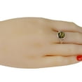 thumbnail image 2 of Sterling Silver and Baltic Green Amber Ring "Clara", 2 of 5