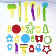 thumbnail image 2 of 24pcs Plasticine Mold Toys Diy Plasticine Mold Plasticine Toys Animal Rolling Pin Mold Educational Playthings, 2 of 4