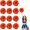 Copper Gold, variant on 12 Pcs pom poms Cheer,pom poms Cheerleading with Finger Holes Metallic Foil Cheer Pom Pomsfor Dance, Matches (Black Red Silver)