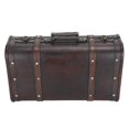 thumbnail image 3 of Portable Antique Suitcase Wooden Case Photography Props Craft Decoration Box Ornament, 3 of 5