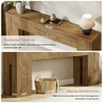 thumbnail image 3 of Tribesigns 71-inch Long Console Table for Entryway, Farmhouse Sofa Console Behind Couch, Entry Table for Hallway, Light Brown, 3 of 9