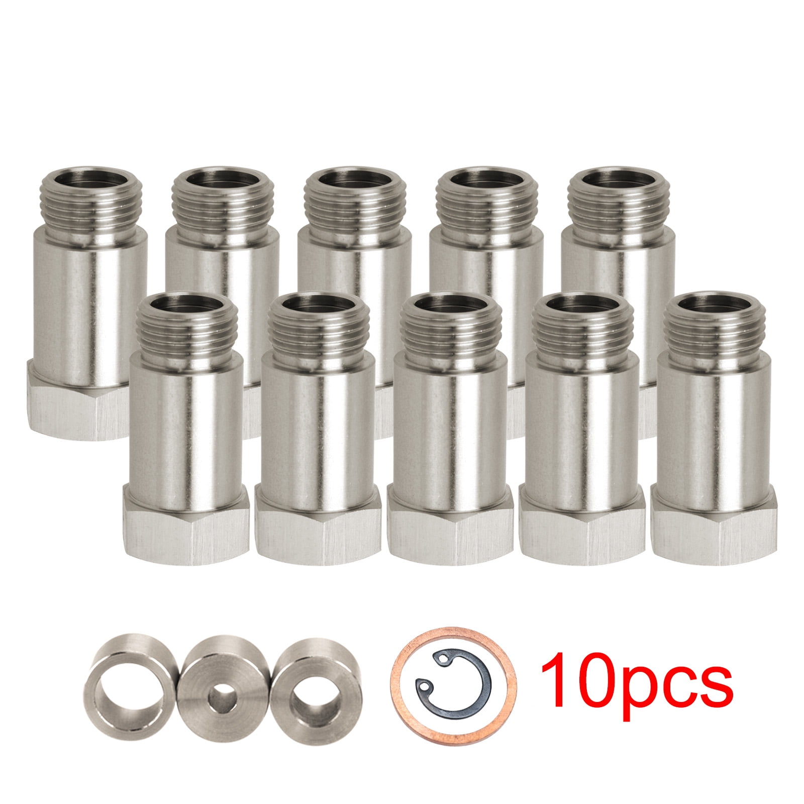 3mirrors M18x1.5 Car Cel Fix O2 Sensor Restrictor Fitting W/ 3