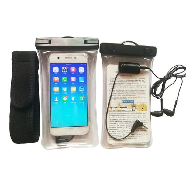 Bolsa impermeable de teléfono móvil flotante Bolsa táctil con bolsa de teléfono submarino de cordones ajustables matsuzay EL018004-02
