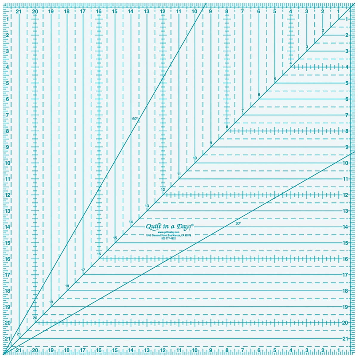 Quilt In A Day Ruler 22" Square Up