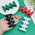 thumbnail image 3 of HOBBIESAY 4 Pcs Distributeur de Pièces 4 Couleurs Étui Rigide Boîte de Rangement Rectangulaire en Plastique Rouge Vert Noir Blanc avec 6 Emplacements pour Accessoires de Rangement, 3 of 5