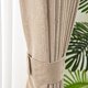 thumbnail image 2 of The New Simple Curtains for Living Dining Room Bedroom and Modern Beige Bronzing Flannel Thickened Shading Velvet Light Luxury, 2 of 5