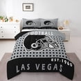 thumbnail image 2 of Comforter Set Football Sports Bedding Sets Football Lover Bedding Comforter Sets American Football City Down Comforter Football Team Sports Game Duvet Set Twin (Jacksonville), 2 of 7