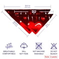 thumbnail image 2 of Valentine's Day Pack of Two Cat Bandanas - Translucent Light and Breathable Chiffon Yarn - 40.6x40.6x58/16x16x22.8in, 53.3x53.3x76.2/20.9x20.9x30 in Size, 2 of 5
