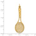 thumbnail image 2 of Pendentif Raquette de Tennis en Or Jaune 14K, 2 of 2