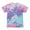 Cotton Candy, variant on Tie Dye Big Boy's Heavyweight Crewneck T-Shirt, Style CD100Y